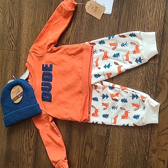 Chick Pea 3 PC. Set. NWT. Size 12 months. - Picture 1 of 5